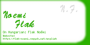 noemi flak business card